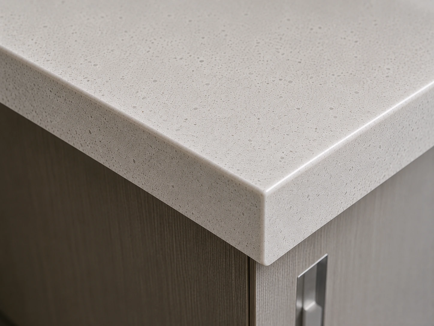 Supplied example of a rebuilt stone benchtop corner
